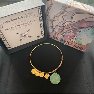 ALEX AND ANI Arrows of Friendship Charm Bangle